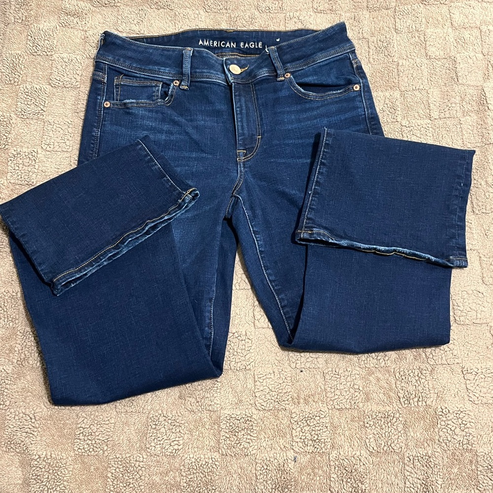 American Eagle Outfitters Women's Super Stretch Kick Boot Jeans Size 12